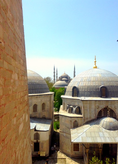 Sophia Hagia and Blue Mosque in Istanbul, Turkey