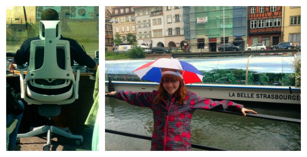 Boat tour on the Canal in the City of Strasbourg, France